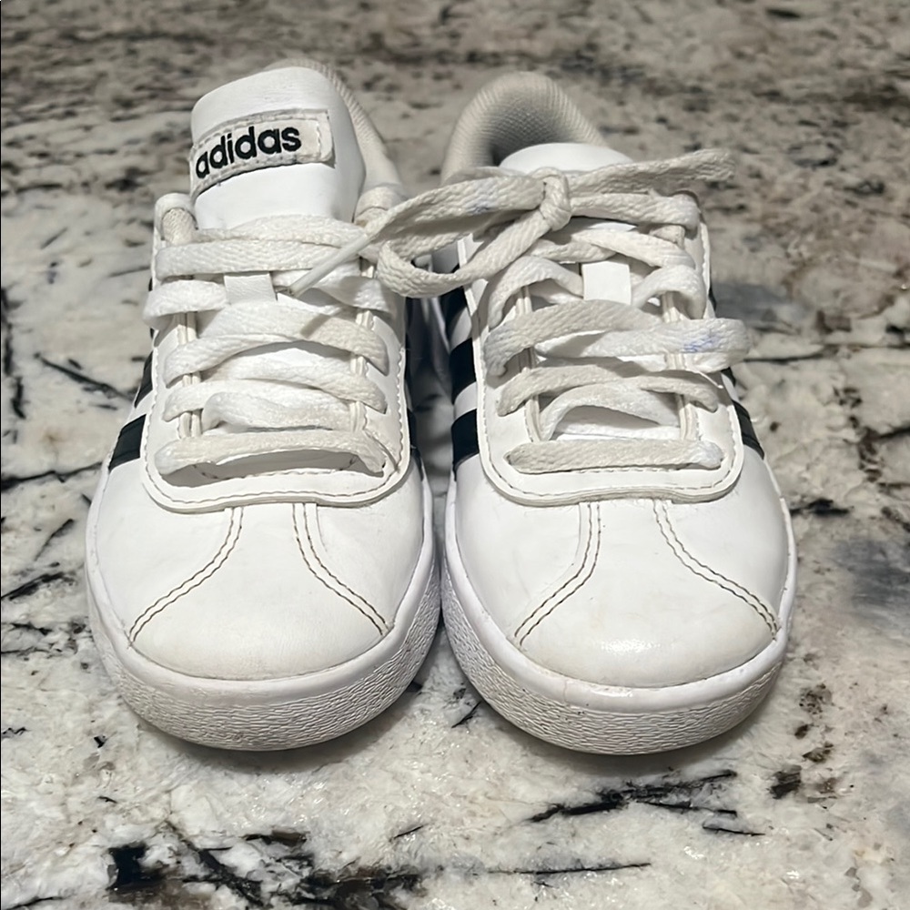Adidas White and Black Sneakers Classic Style